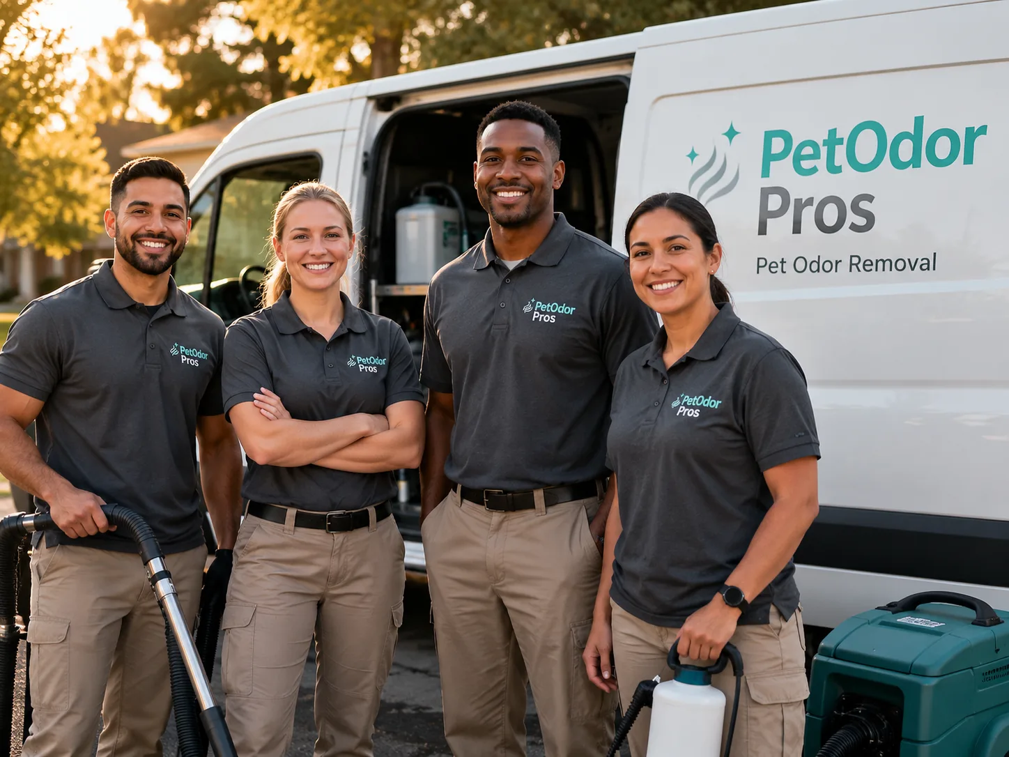 Pet Odor Removal team serving Brisbane, CA